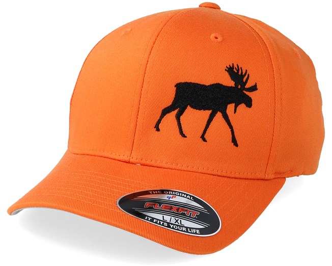 flexfit orange hunting hats