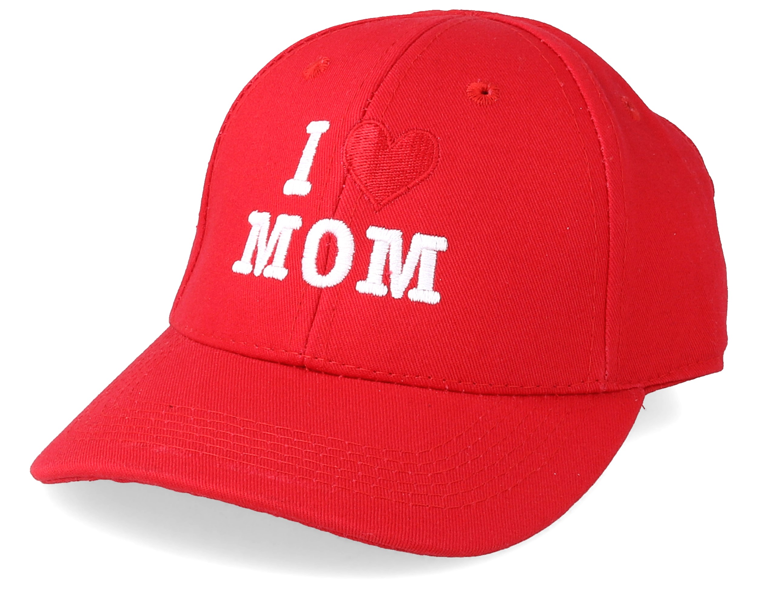 Kids I Love Mom Red Adjustable - Kiddo Cap caps - Hatstoreworld.com