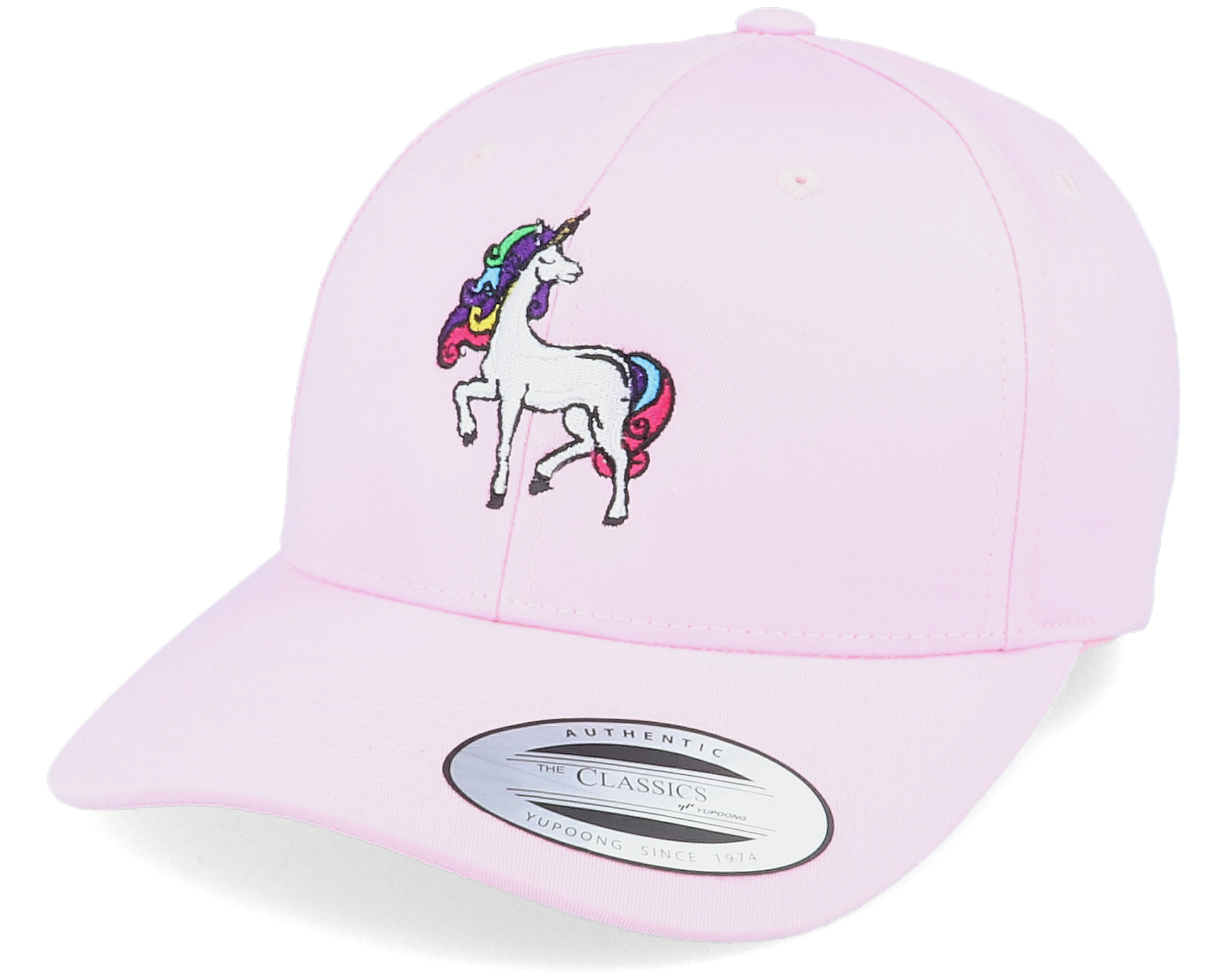 Magnificent Unicorn Curved Pink Adjustable - Unicorns caps ...