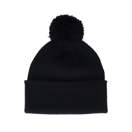 Black pom pom toque Clearance