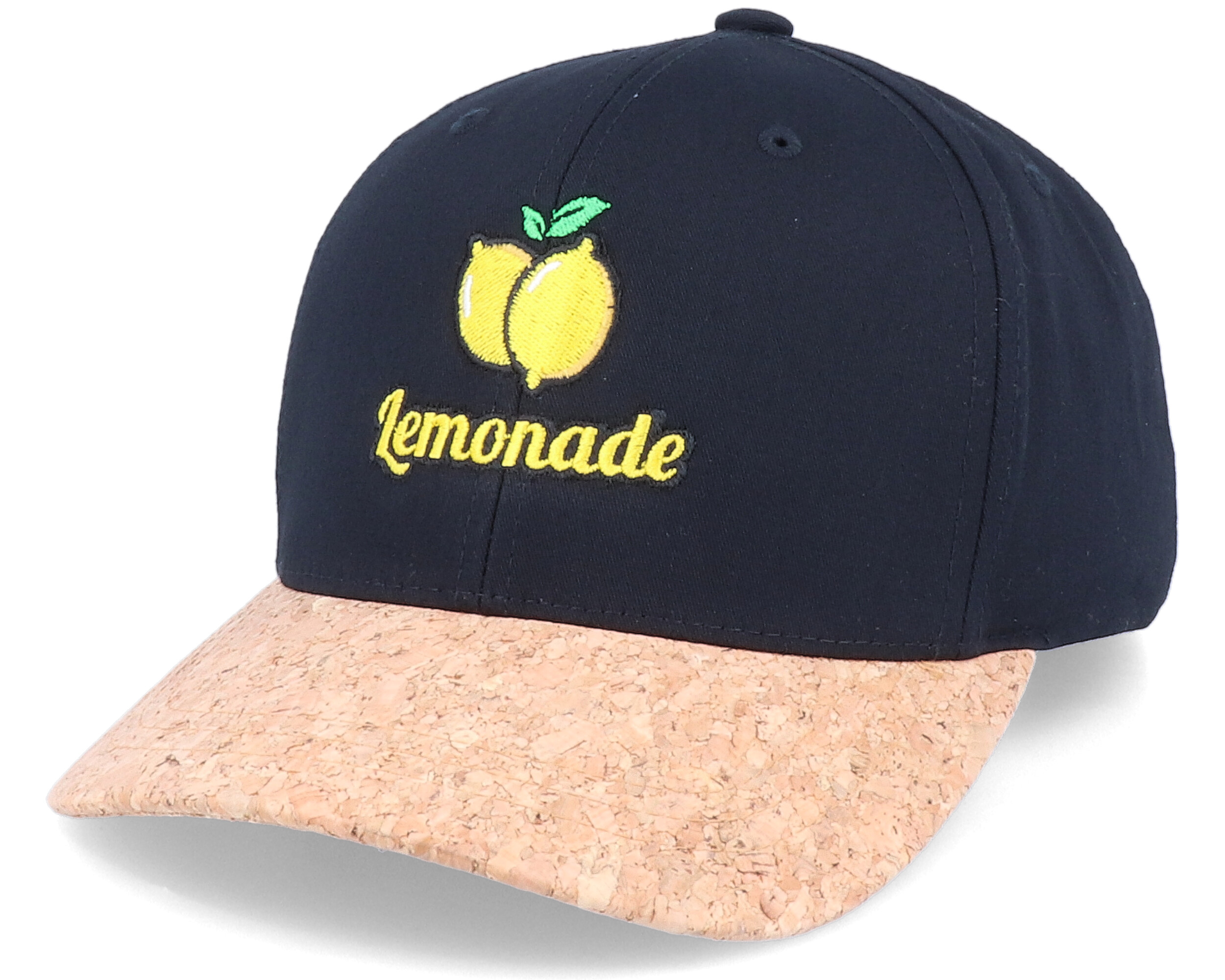 Citrus Lemonade Black/Cork Adjustable Iconic caps Hatstore.co.uk