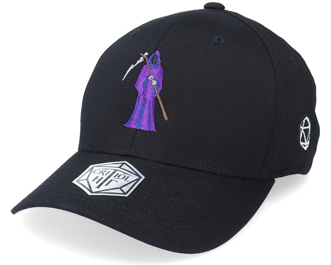 The Grim Reaper Black Flexfit Critiql Hit cap Hatstore.ch